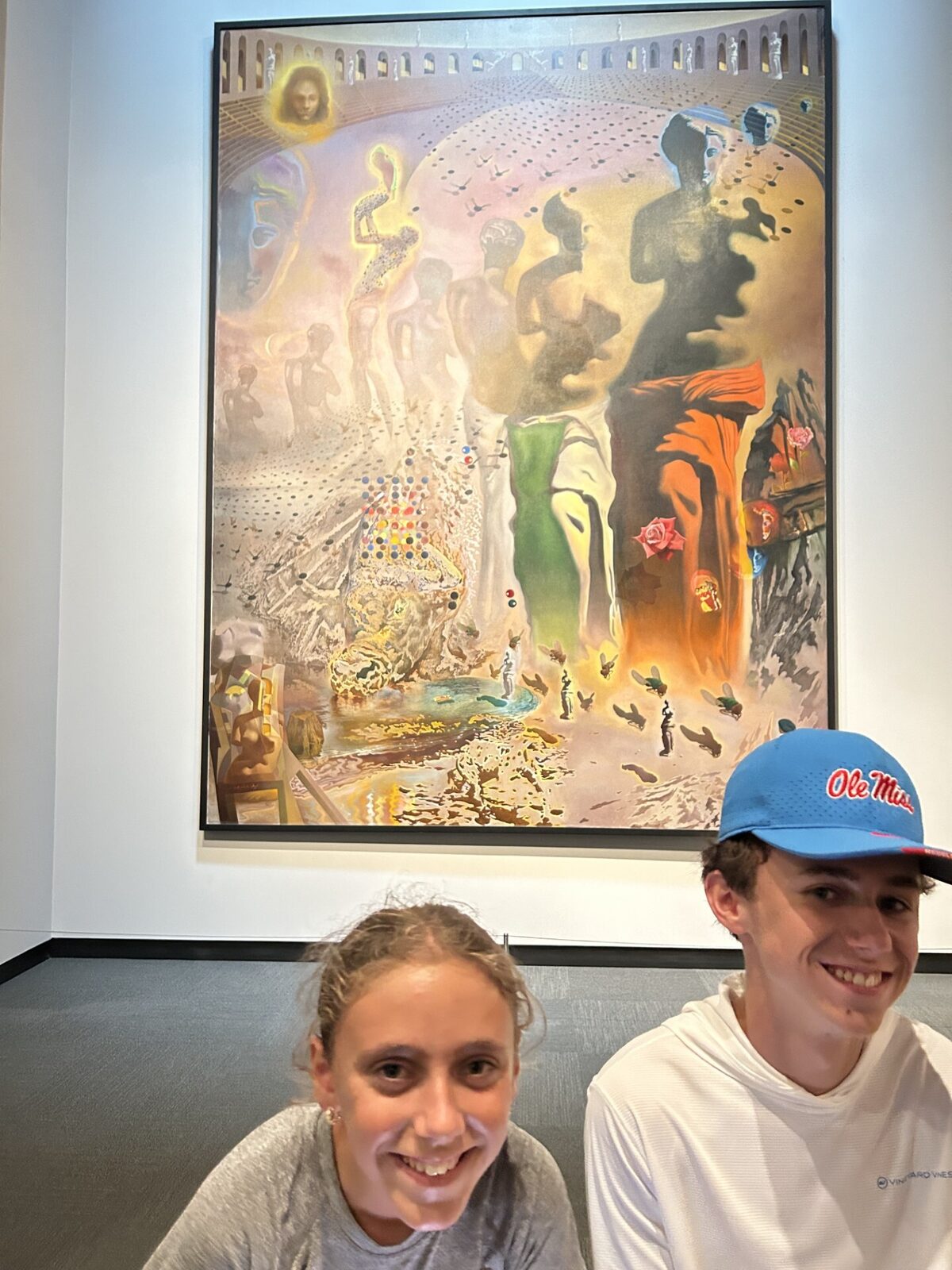 Emmie and Trip at the Dalí Museum
